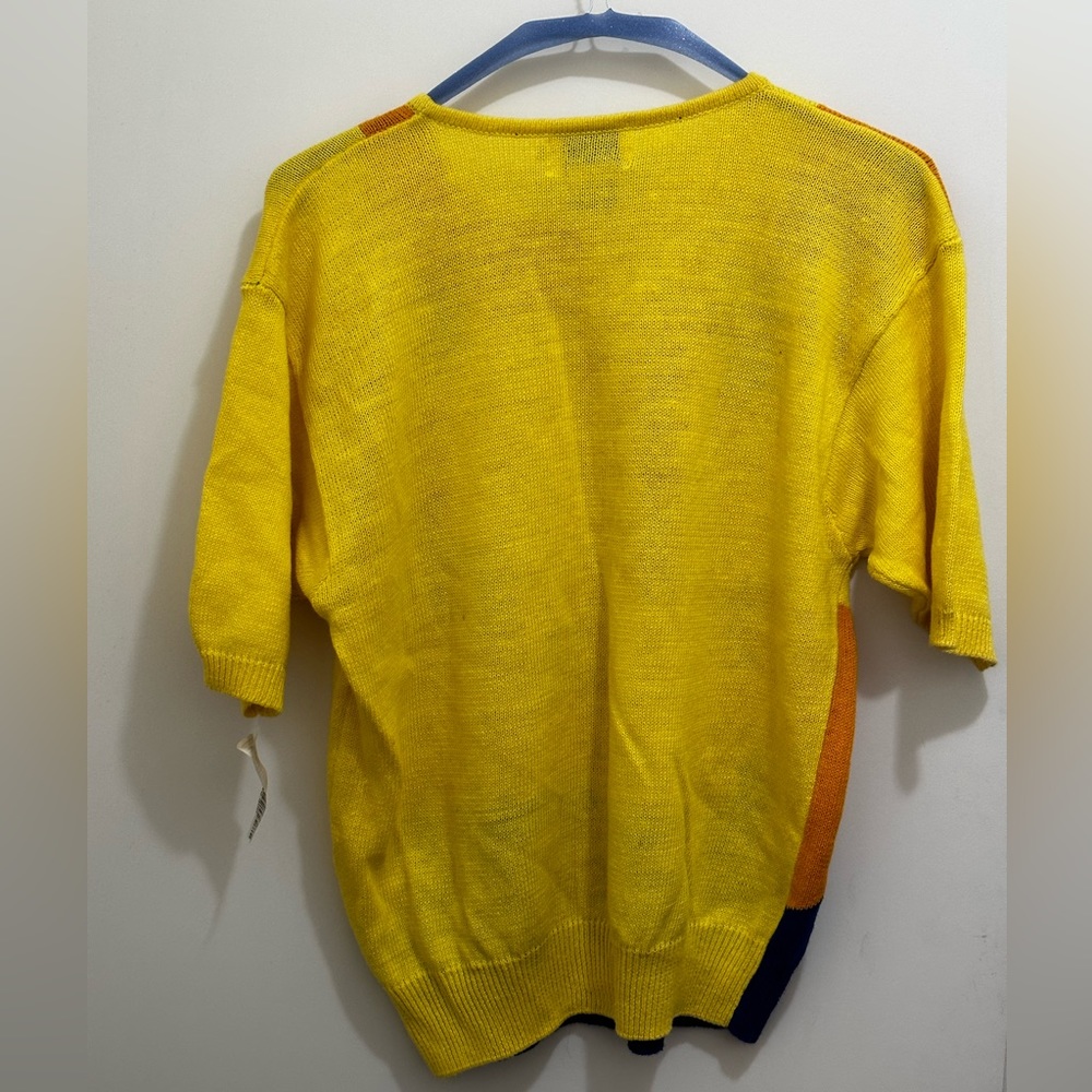 Vintage Cervelle Short Sleeve Ocean Theme Sweater Size L - Picture 10 of 11